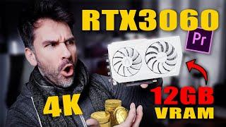 La mia nuova scheda video per EDITING 4K  Zotac RTX 3060 AMP 12GB V-Ram è una BOMBA!