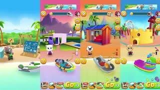 Talking Tom Jetski 2 Tom vs Angela vs Hank vs Ginger Gameplay Android ios