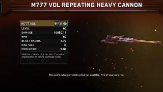 M777 VDL level 60 Zombie Gunship #zombiegunshipsurvival #zg #VDL