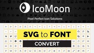 How to Convert SVG Icons into Fonts using Icomoon App | Using Icomoon Fonts into the Project