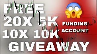 FREE 20X 5K - 10X 10K FUNDING ACCOUNT CHALLENGE GIVEAWAY BY MYFUNDEDFX FUNDING PROGRAM PROP FIRM