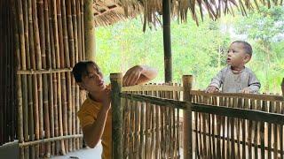 The process of making bamboo cabinet furniture and harvesting vegetables to sell at the market