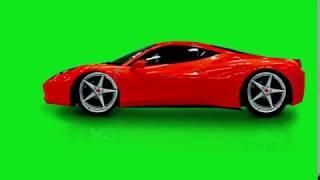 Green screen Car running