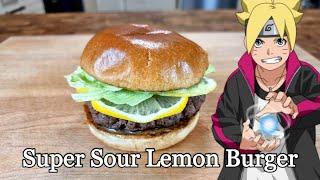 Boruto's Super Sour Lemon Burger  #boruto #lemon #burger #shorts
