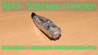 BlackBox RJ-45 Stecker Crimpen auf Ubiquiti TOUGHCable