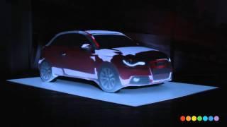 Audi A1 Car projection mapping