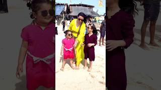 amaira or anaya n beach pr ki drawing  #shorts #thegeetagurjar #radharani