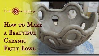 How to make a coiled pattern fruit bowl the easy way