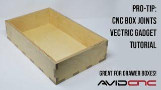 Easy CNC Drawer Boxes   Vectric Box & Dovetail Joint Gadget