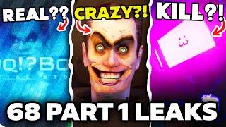 EPISODE 68 PART 1 LEAKS?! - Skibidi Toilet ALL SECRETS & Easter Egg Analysis & Theory