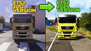 ETS2 1.1.1 vs ETS2 1.53 | (2012 - 2024) Similarities