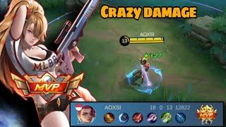 18KILL NOT DEAD!! LESLEY NEW BUFF BEST BUILD & EMBLEM~ MLBB