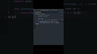 Distance between two points | #python #pythonprogramming#coding#learnpython #pythonforbeginners