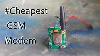 cheapest gsm modem for arduino(Gsm A6 Modem)