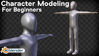 Character Modeling for Beginners (Blender Tutorial)