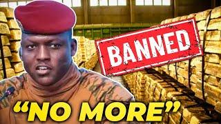 Ibrahim Traore Leaves The West In SHOCK By Banning Gold Exports From Africa