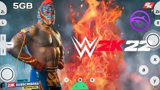 WWE 2K22 Wii Game For Dolphin MMJR 2.0 Emulator On Android | Brock Lesnar Vs. Roman Reigns |Gameplay