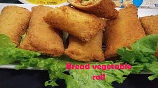 how to make bread roll/ Bread veg& Chicken cheezie  Roll Recipe iftar Special​ recipe