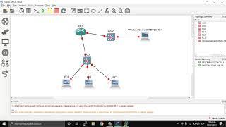 Configuración y solución de errores en  GNS3