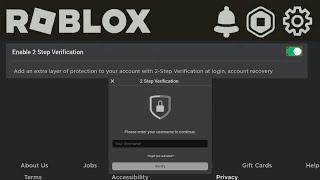 How To Turn Off 2 Step Verification On Roblox 2023