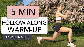 5 MIN WARM UP you need before EVERY RUN!