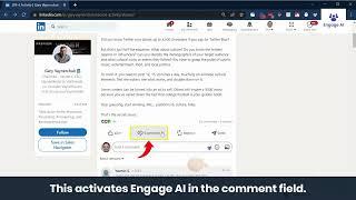 Engage AI: ChatGPT Comments for Faster Nurturing on Social Networks