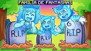 ¡MINECRAFT PERO SOMOS UNA FAMILIA DE FANTASMAS!   | SRGATO X FLOR TIENEN UNA HIJA EN MINECRAFT