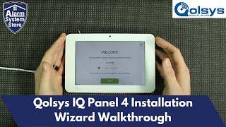 Qolsys IQ Panel Wireless Alarm System Introduction: Install Wizard Tutorial and System Overview