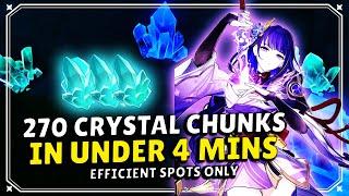 Fast Crystal Chunks Guide in under 4 minutes [Fast Farming Route]