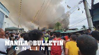 Fire hit a cold storage room in Navotas Fisheries Port Complex