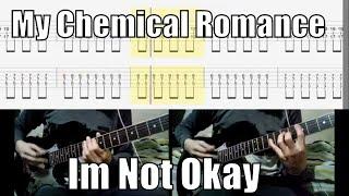 My Chemical Romance Im Not Okay Cover Guitar (Tab)