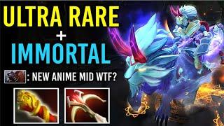 NEW ULTRA RARE SET + IMMORTAL Mirana Mid is Back! Epic MKB Crit Build Crazy Arrow Kill 7.27 Dota 2