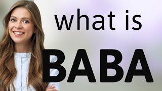 Baba | what is BABA meaning