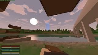 Unturned how to build sky base easy up or downward if you want more floors lol