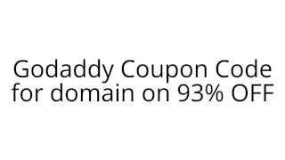 godaddy promo code