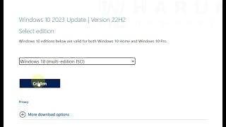 Cara Download File ISO Windows 10 Original Di Website Resmi Microsoft