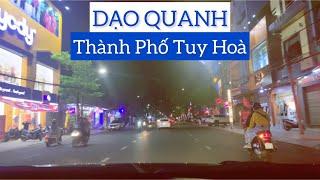 Du lịch Phú Yên, dạo quanh Thành Phố Tuy Hoà, không khí Tết ở Phú Yên, ngắm đường phố Tuy Hoà về đêm