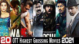 Top 20 OTT Indian Movies of 2021 | Hit or Flop | Top 20 Bollywood OTT Highest Grossing Films of 2021