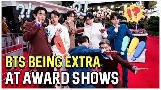 Funny BTS Being Extra At Award Shows 2022 Ver