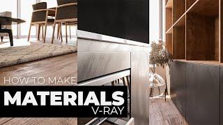 How to create material in 3ds max Vray
