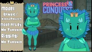 Usnug/Kobold Princess from Princess & Conquest Vtube Model | Live2D Showcase