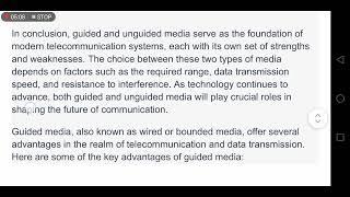 Guided and Unguided Media