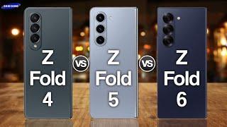 Samsung Galaxy Z Fold 4 5G Vs Samsung Galaxy Z Fold 5 5G Vs Samsung Galaxy Z Fold 6 5G