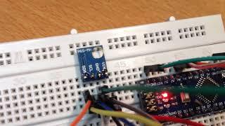 Digital Pressure and Temperature BMP180 with Arduino Nano and OLED display.