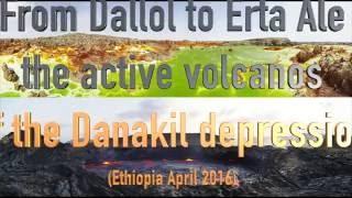 Amazing views on Dallol and Erta Ale volcanos in the Danakil depression (Version #2)