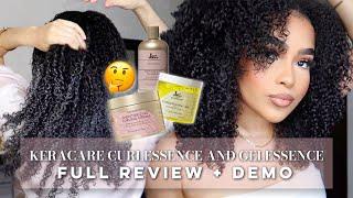 KERACARE CURLESSENCE AND GELESSENCE REVIEW + DEMO | Natural Curly Hair Products