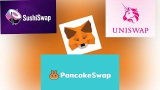 Metamask Tutorial (How to buy Altcoins on Pancakeswap and Uniswap)