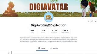 DigiAvatar is your ticket to the DigiNation metaverse.