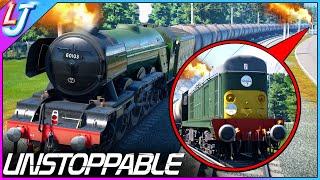 Train Sim World 4 - Can Scotsman Stop A RUNAWAY Train Backwards?