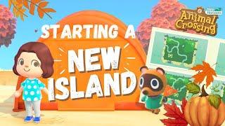  Starting a NEW Autumn Island | Day 1 Let's Play | Animal Crossing New Horizons | ACNH